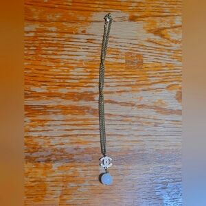 A beautiful CHANEL double CC necklace!